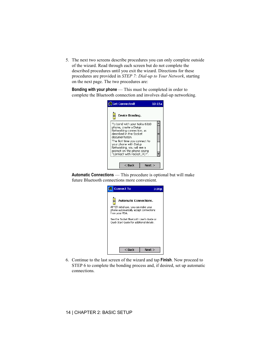 Socket Mobile BluetoothTM Connection Kit User Manual | Page 14 / 59