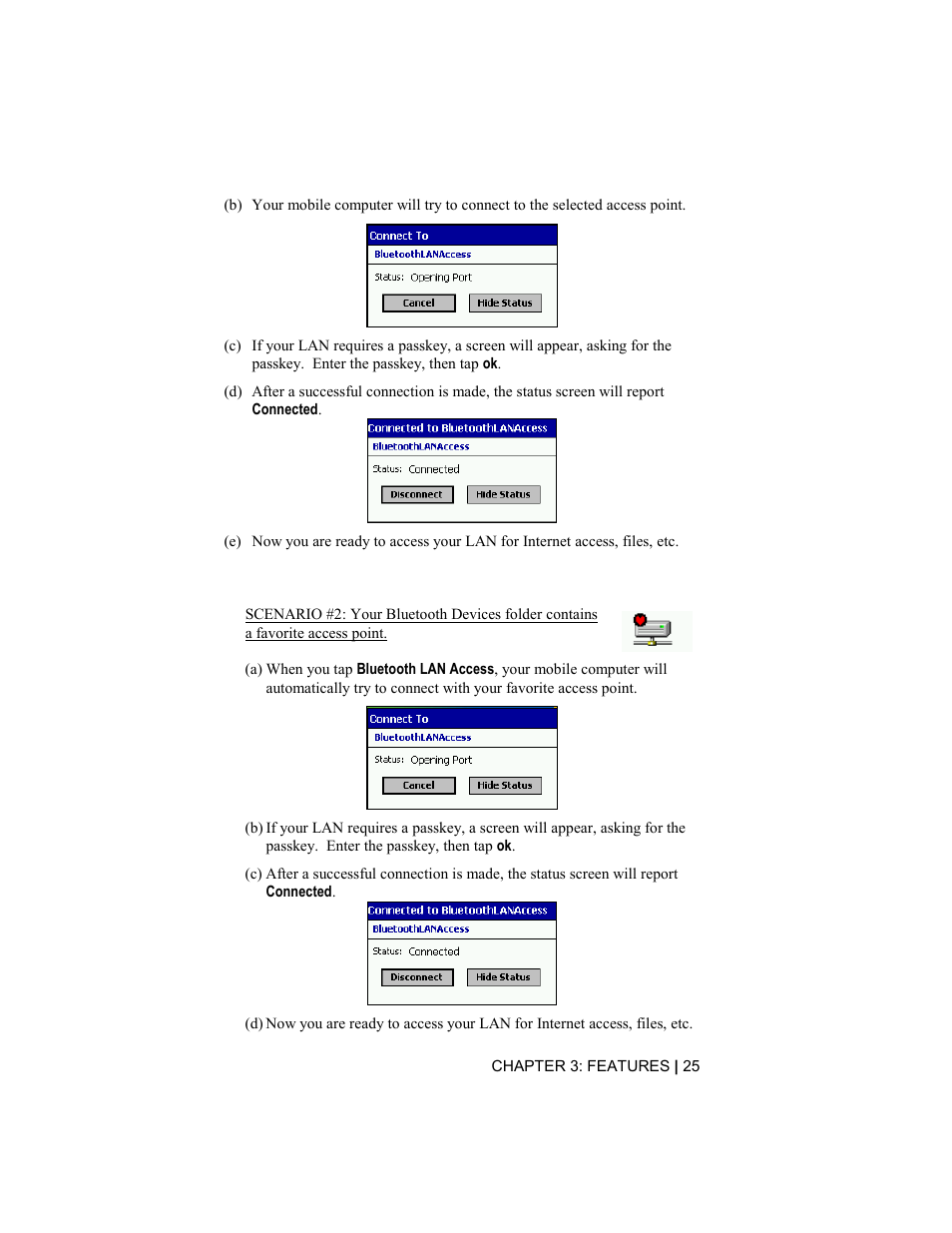 Socket Mobile BluetoothTM Connection Kit User Manual | Page 25 / 59