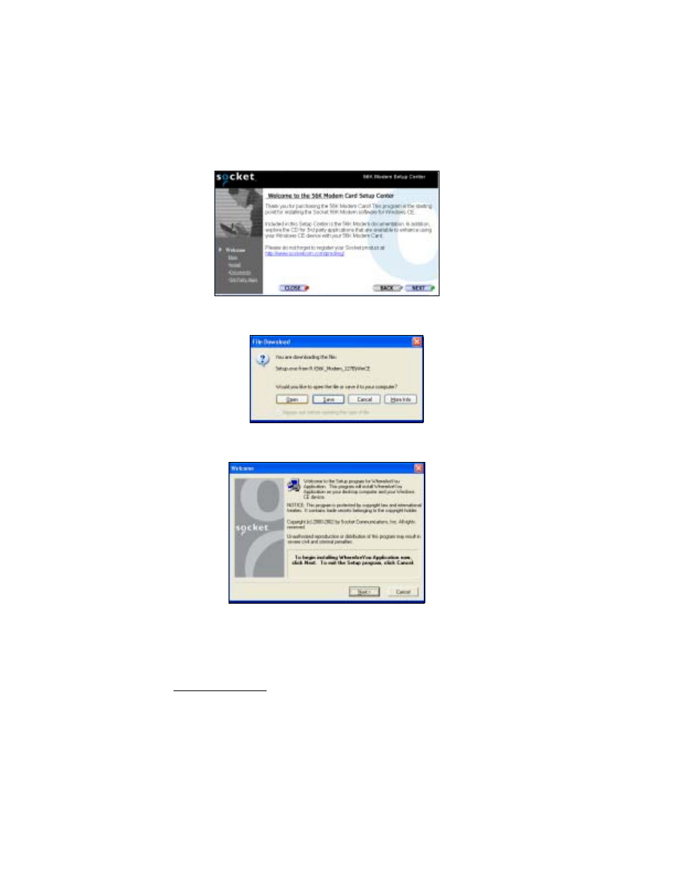 Socket Mobile 56K Modem Card User Manual | Page 8 / 57