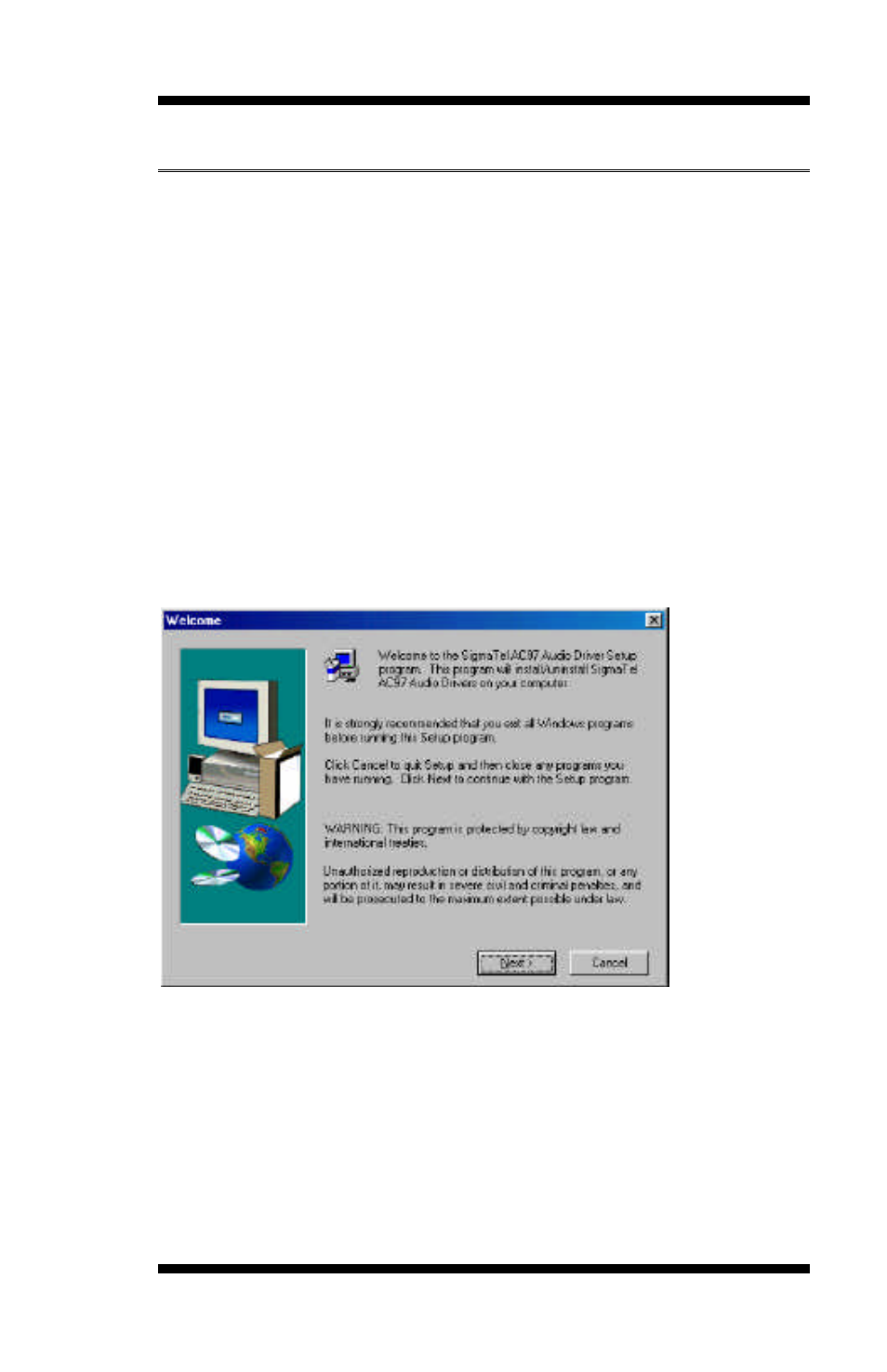 Windows 2000 drivers installation, Click sigmatel ac97 audio driver | Socket Mobile Pentium 4 Full Size PICMG CPU Card IB810 User Manual | Page 73 / 78