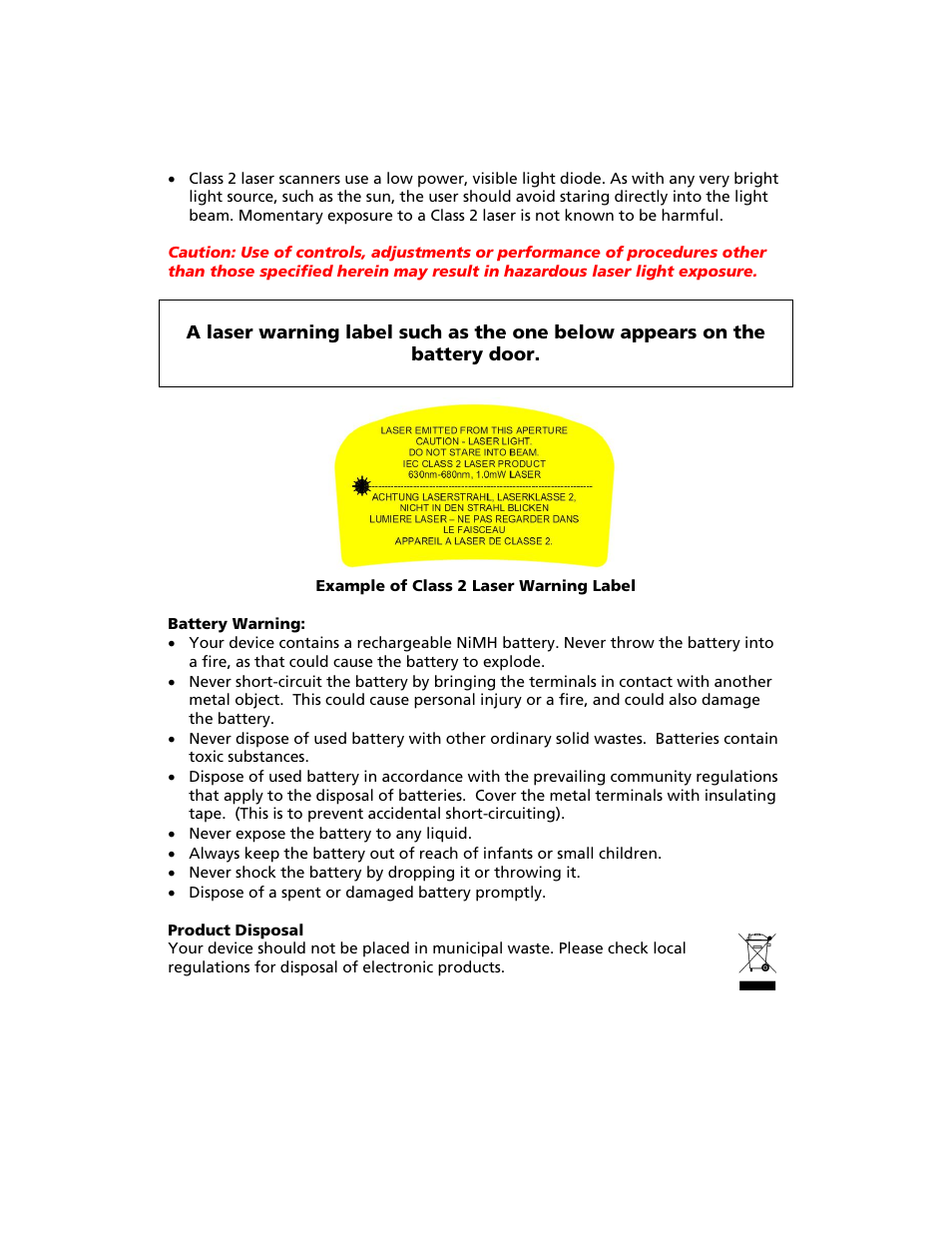 Socket Mobile Bluetooth iPAQ User Manual | Page 113 / 114