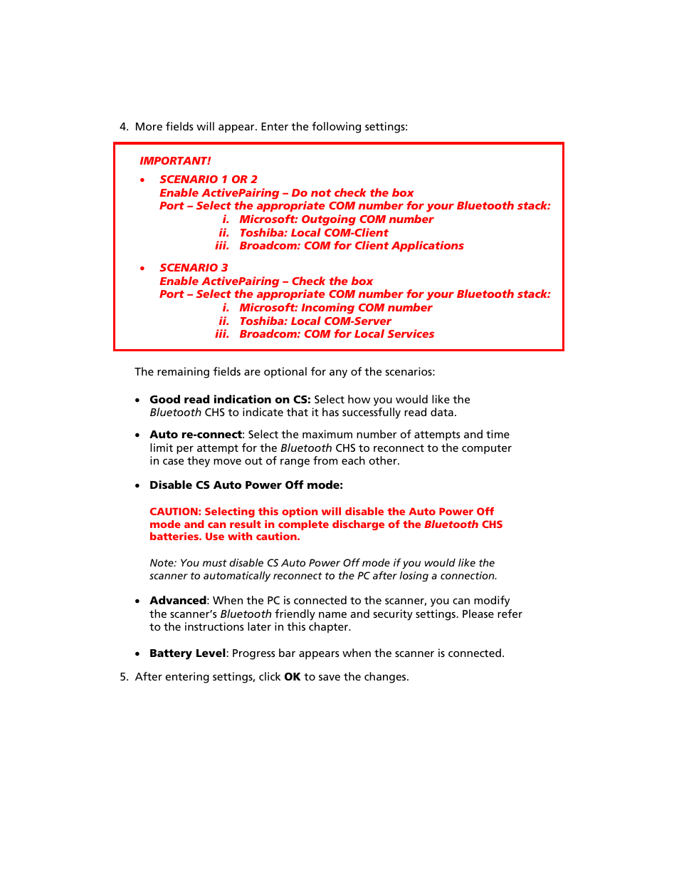 Socket Mobile Bluetooth iPAQ User Manual | Page 24 / 114