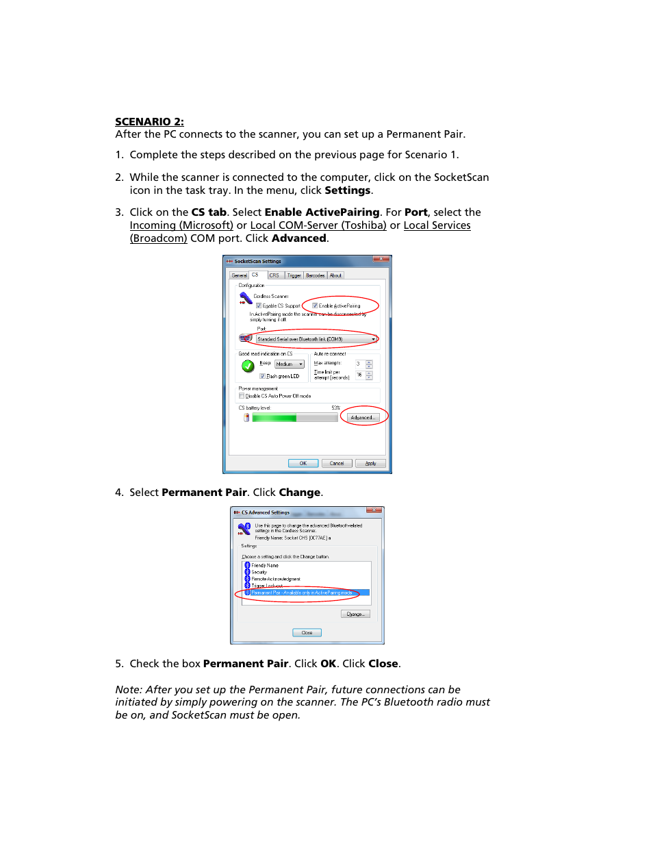 Socket Mobile Bluetooth iPAQ User Manual | Page 26 / 114