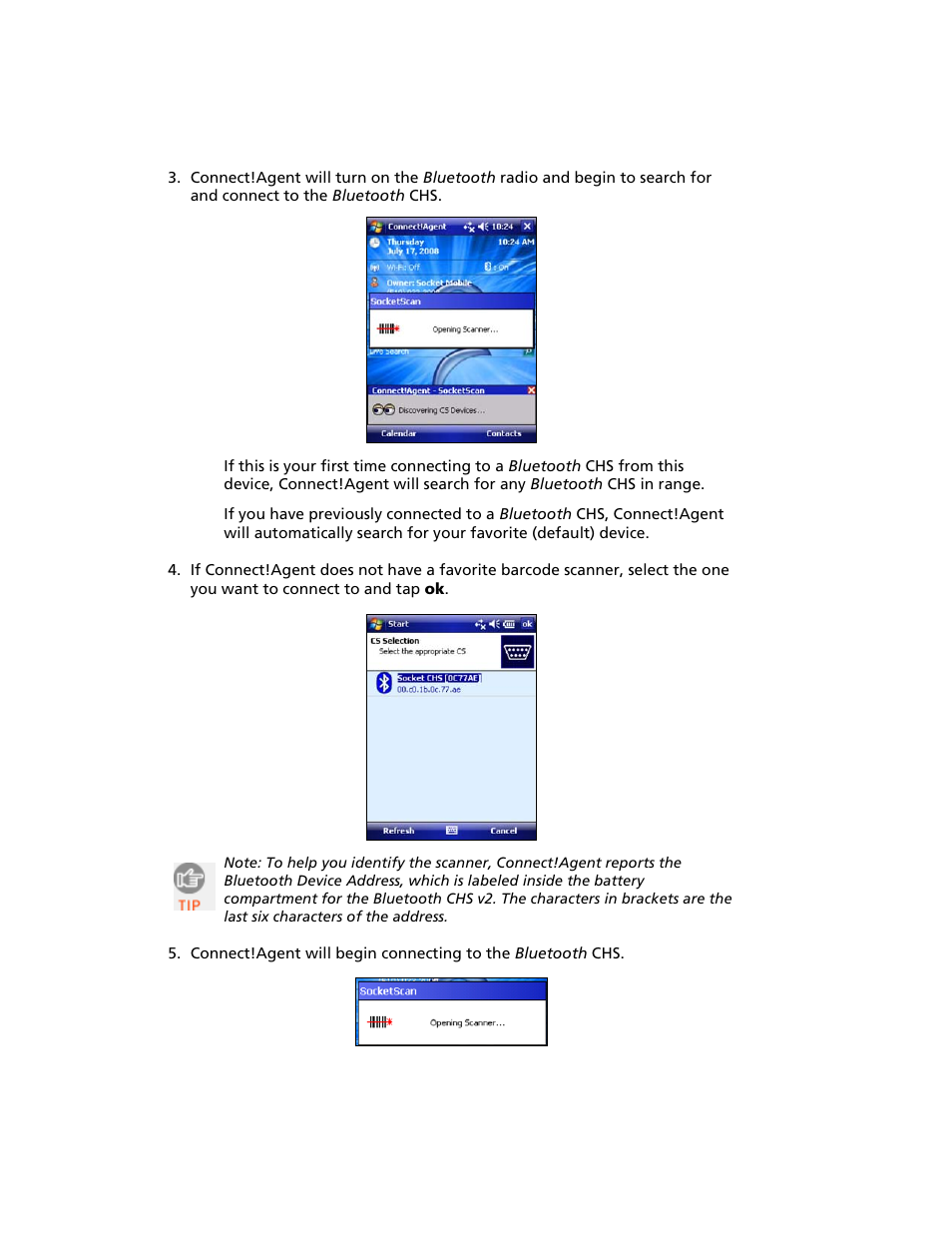 Socket Mobile Bluetooth iPAQ User Manual | Page 40 / 114