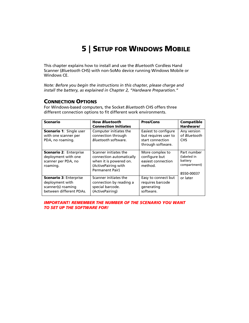 5 | setup for windows mobile, 5 | s, Etup for | Indows, Obile | Socket Mobile Bluetooth iPAQ User Manual | Page 51 / 114