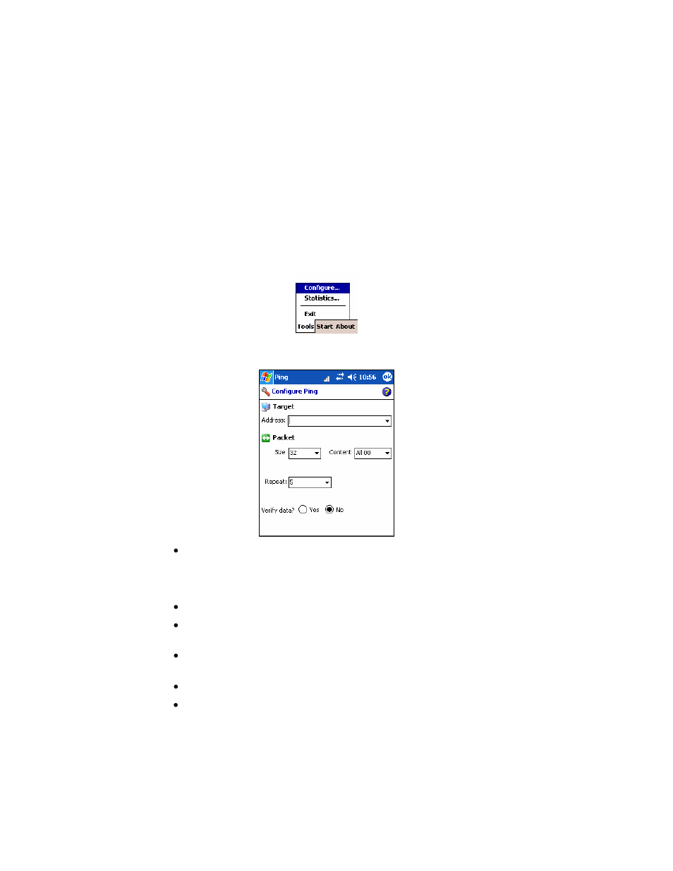 Ping, Ping 41 | Socket Mobile E500 User Manual | Page 41 / 63