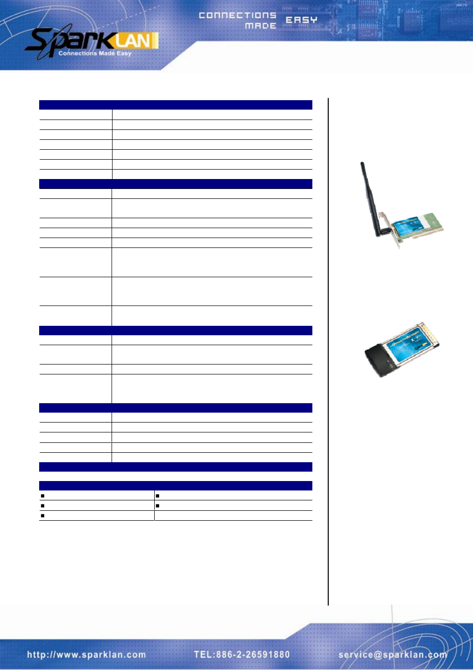 Spark Tech SPARK LAN WX-6615-II User Manual | Page 2 / 2