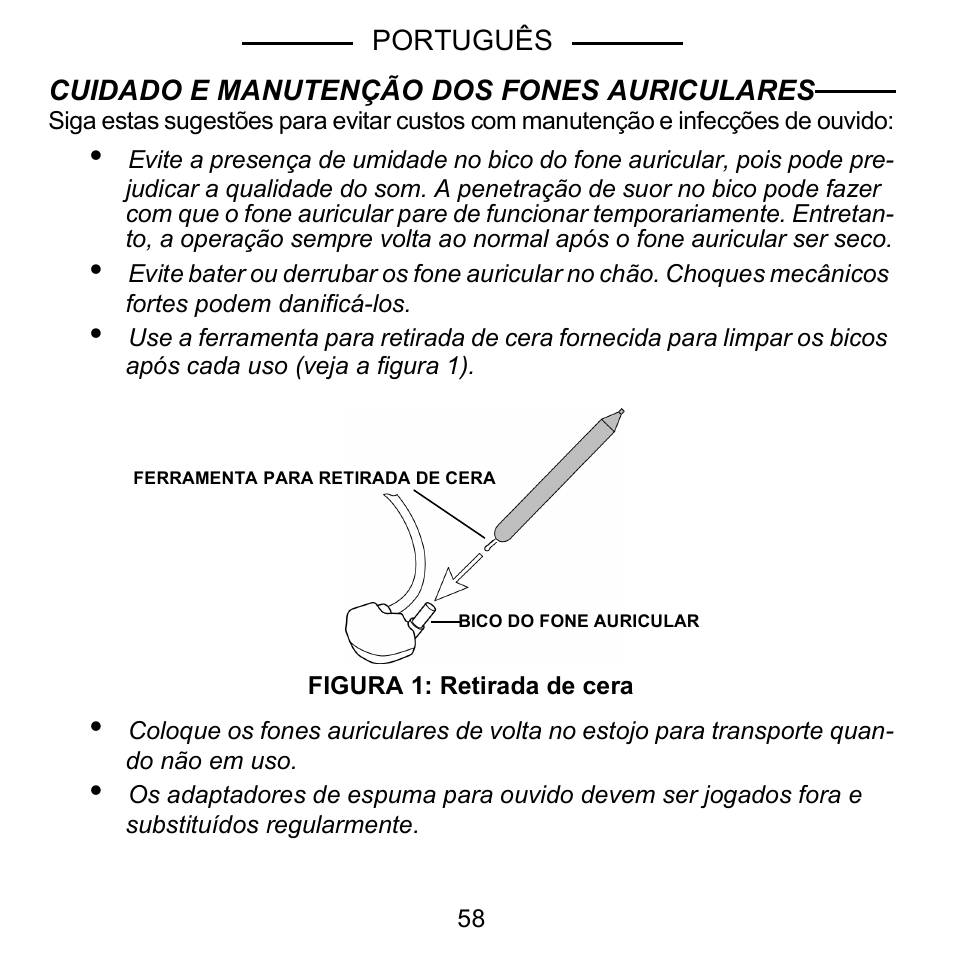 Shure E5C User Manual | Page 60 / 63