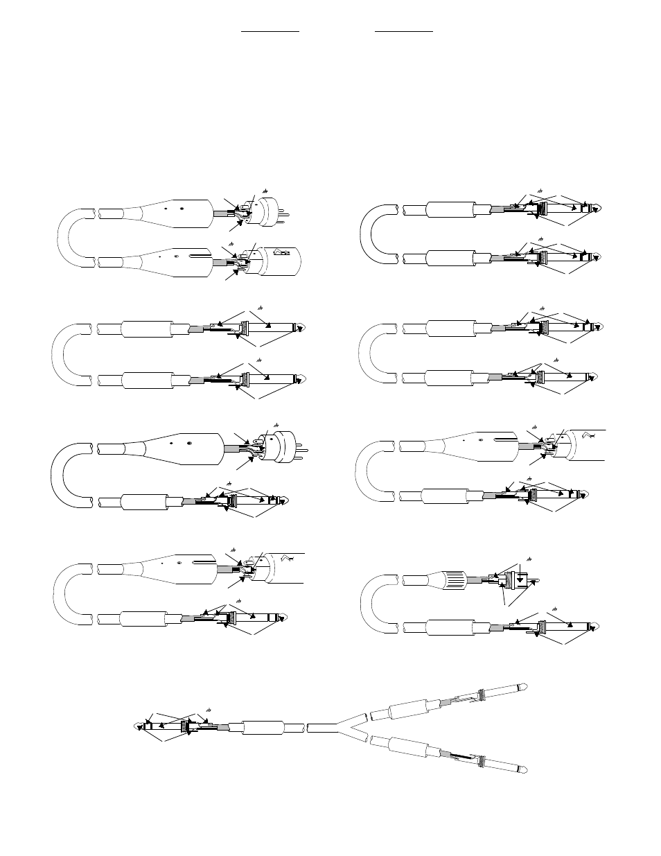 Audio cables | Shure DFR11EQ User Manual | Page 11 / 13