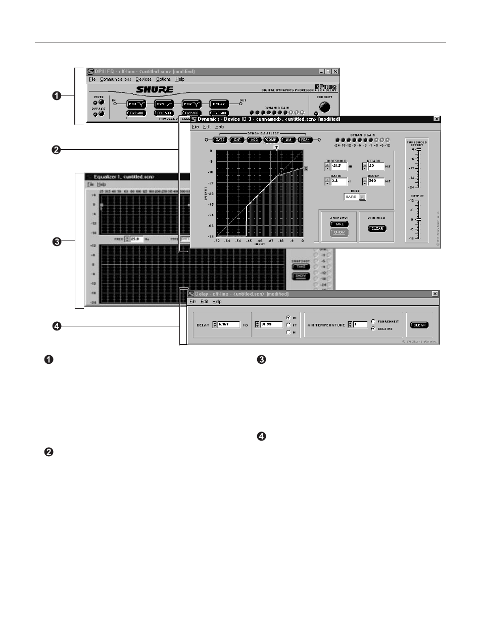 Overview, Кл м н к | Shure DP11EQ User Manual | Page 10 / 36