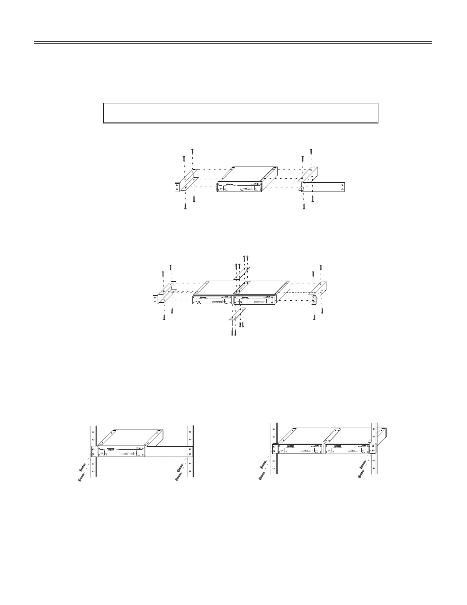 Appendix b. rack mounting the dp11eq, Single unit, Dual-mounted units | Mounting in an equipment rack | Shure DP11EQ User Manual | Page 29 / 36