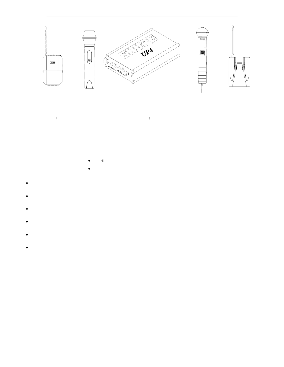 Shure UP4 User Manual | Page 4 / 23