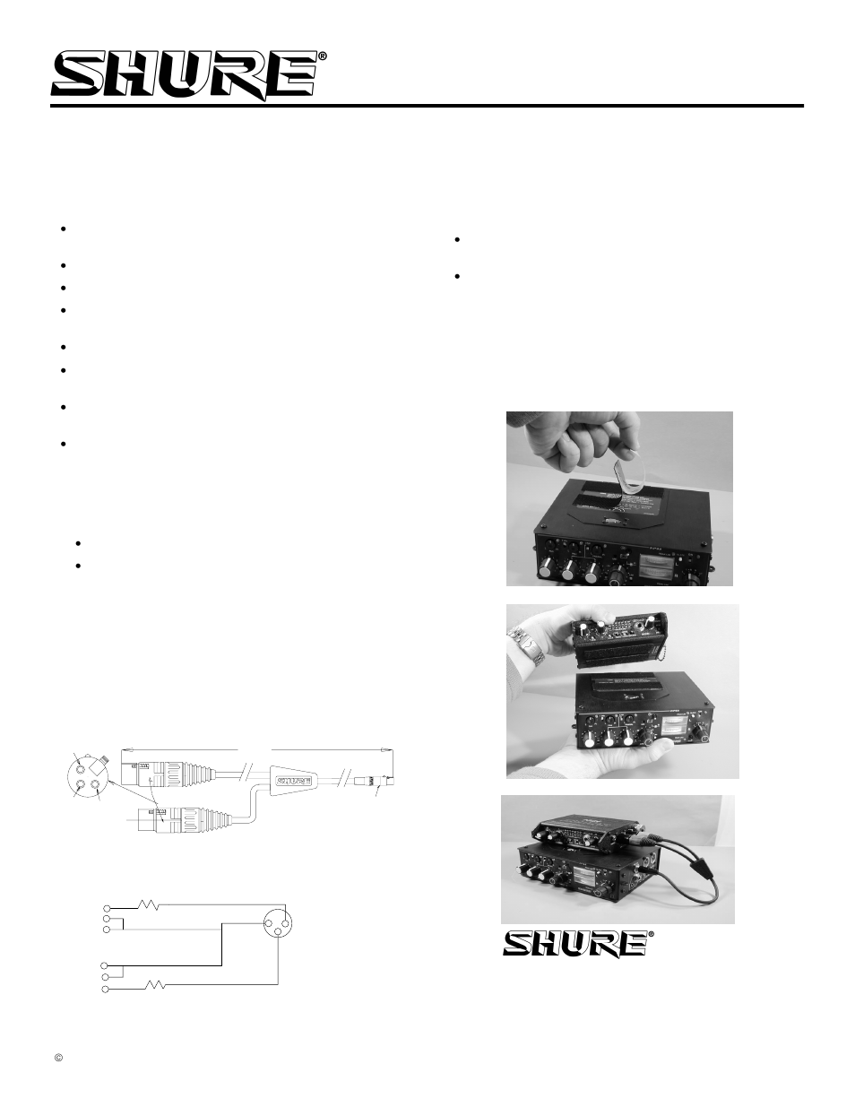 Shure A33LK User Manual | 2 pages