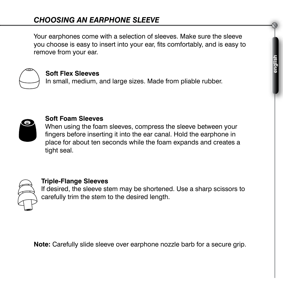 Shure SE530 User Manual | Page 5 / 12