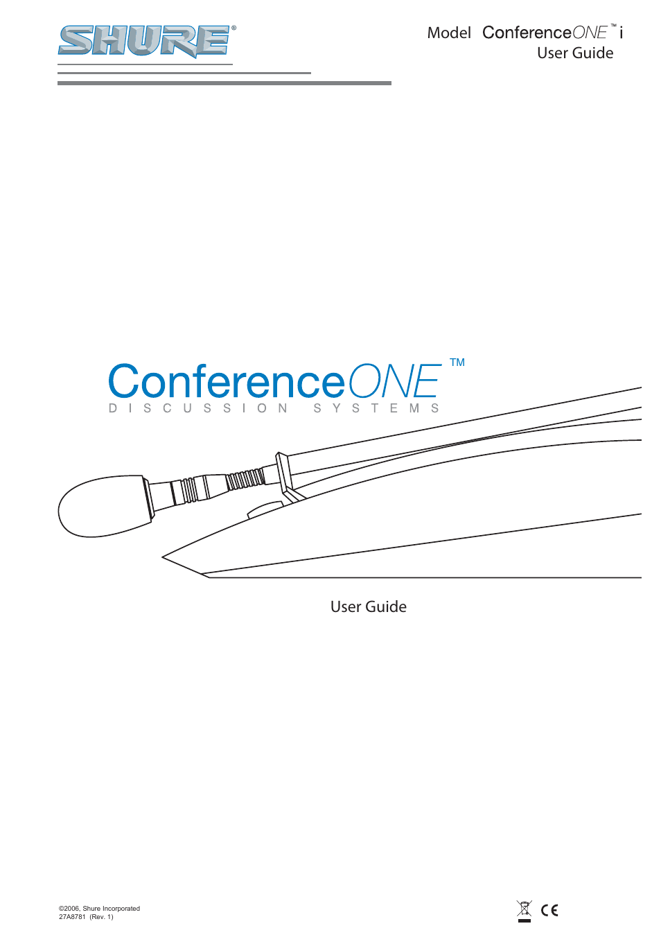 Shure Conference Phone User Manual | 25 pages