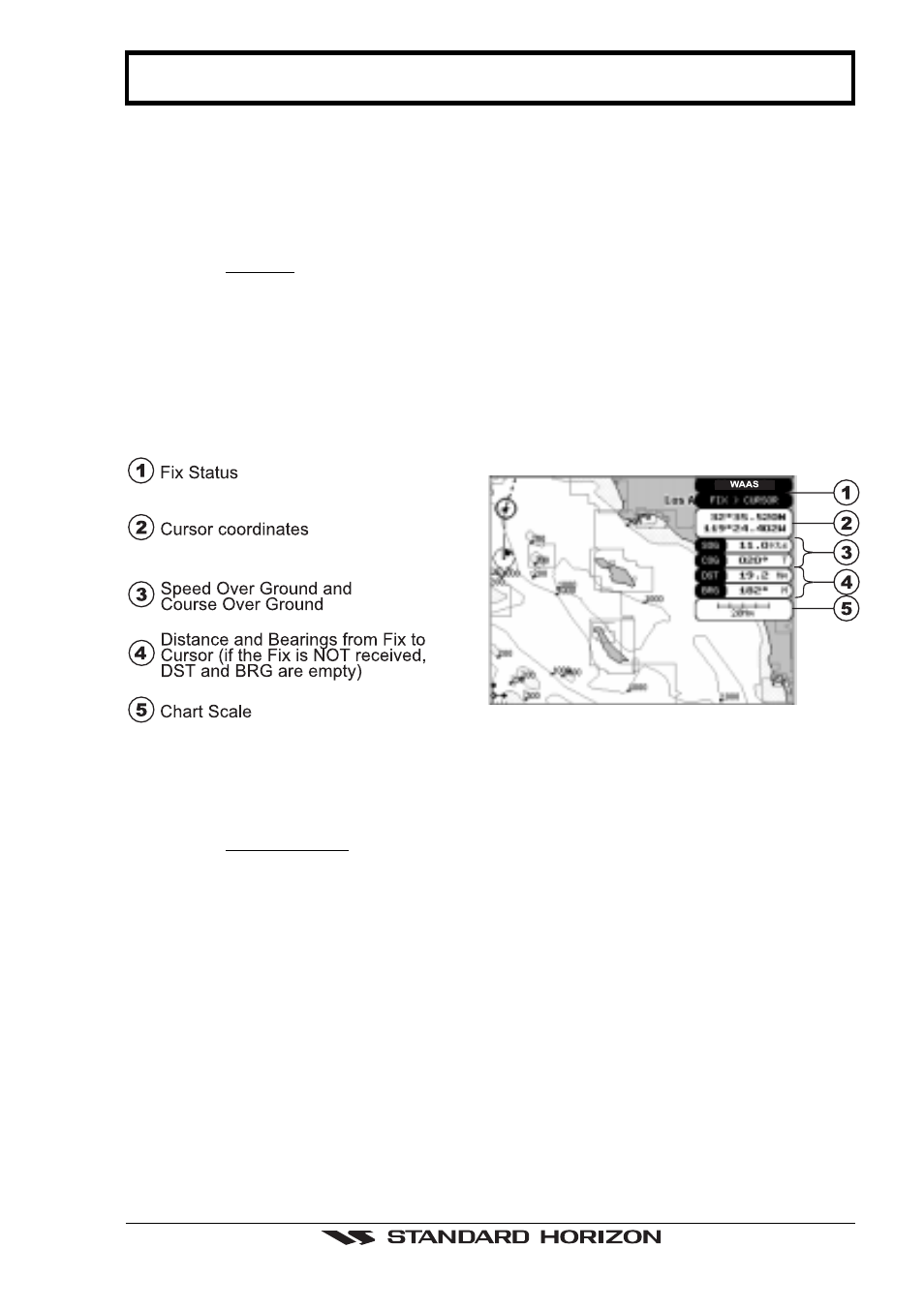 Advanced operaton, 0 chart page, 1 navigation data page | Standard Horizon CP150C User Manual | Page 23 / 72