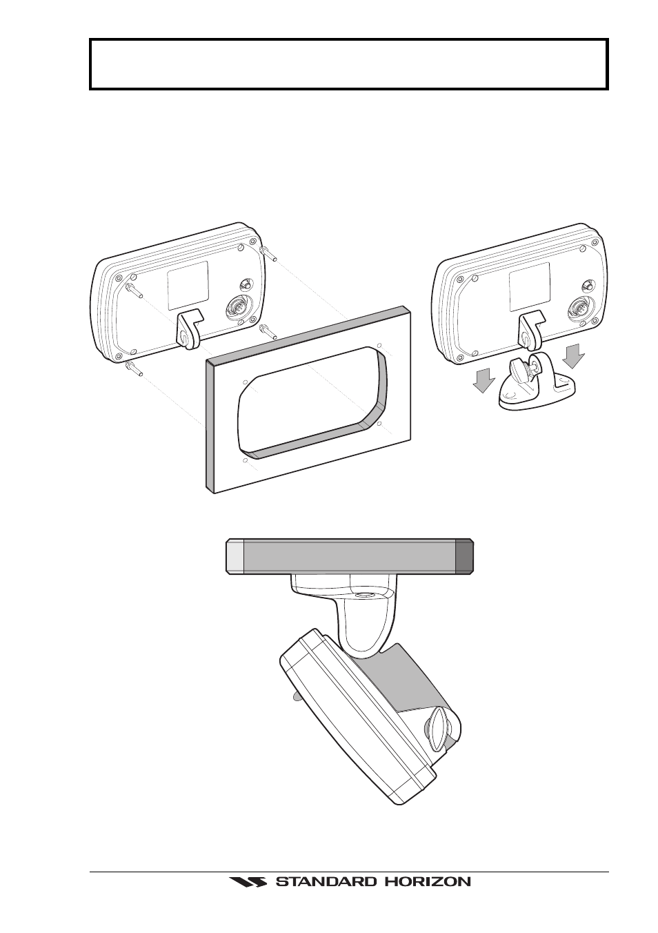 Getting started, 0 installing the chart plotter | Standard Horizon CP150C User Manual | Page 9 / 72