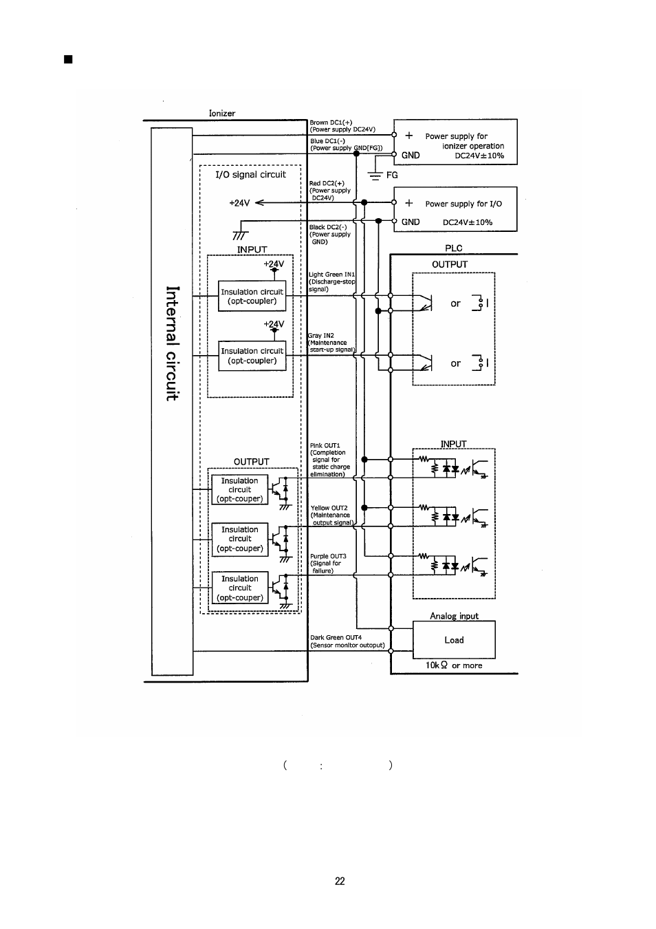 Power supply cable connection circuit | Sierra Monitor Corporation IZS31 User Manual | Page 23 / 26
