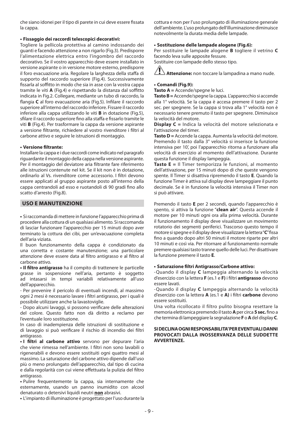 Samsung HDC6D90TG User Manual | Page 9 / 84