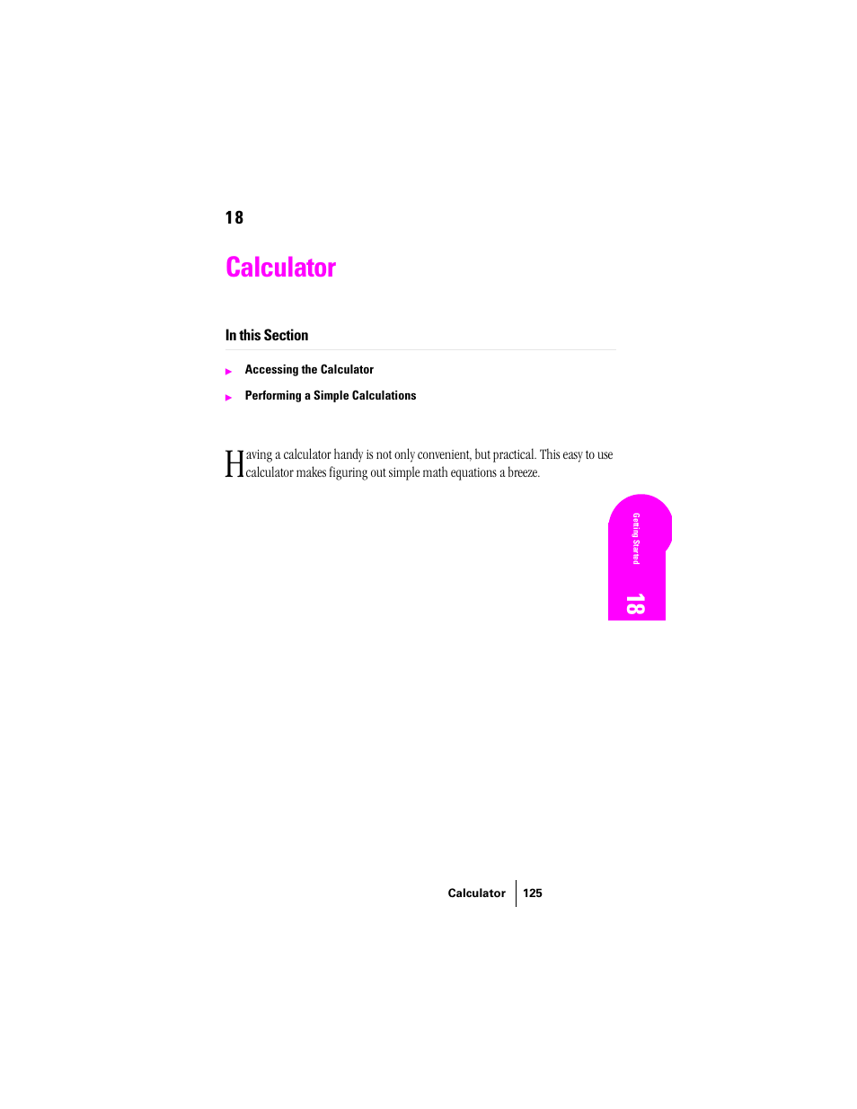 Calculator | Samsung SPH-N300 User Manual | Page 125 / 167