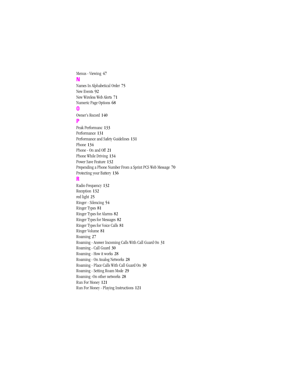 Samsung SPH-N300 User Manual | Page 165 / 167