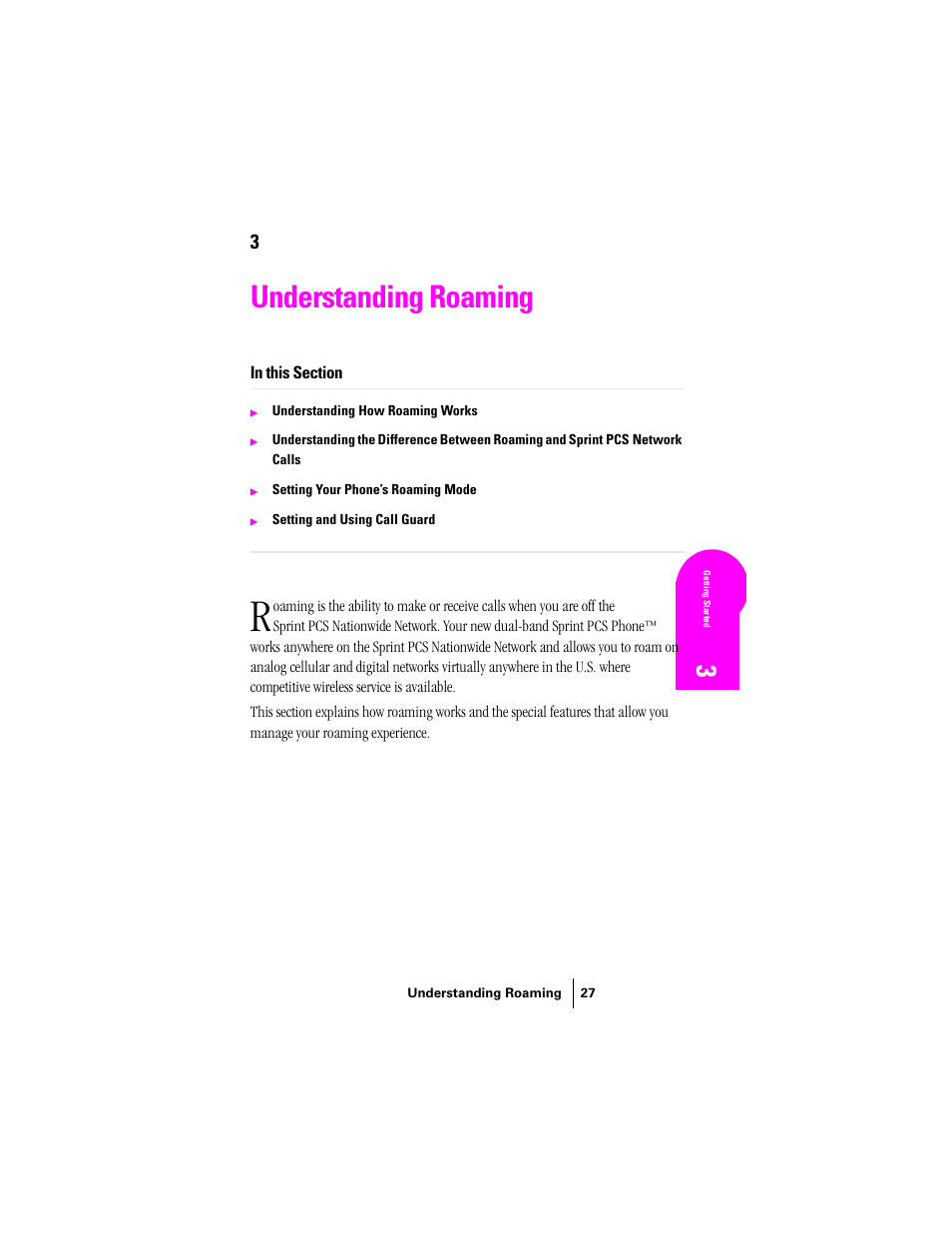 Understanding roaming | Samsung SPH-N300 User Manual | Page 27 / 167
