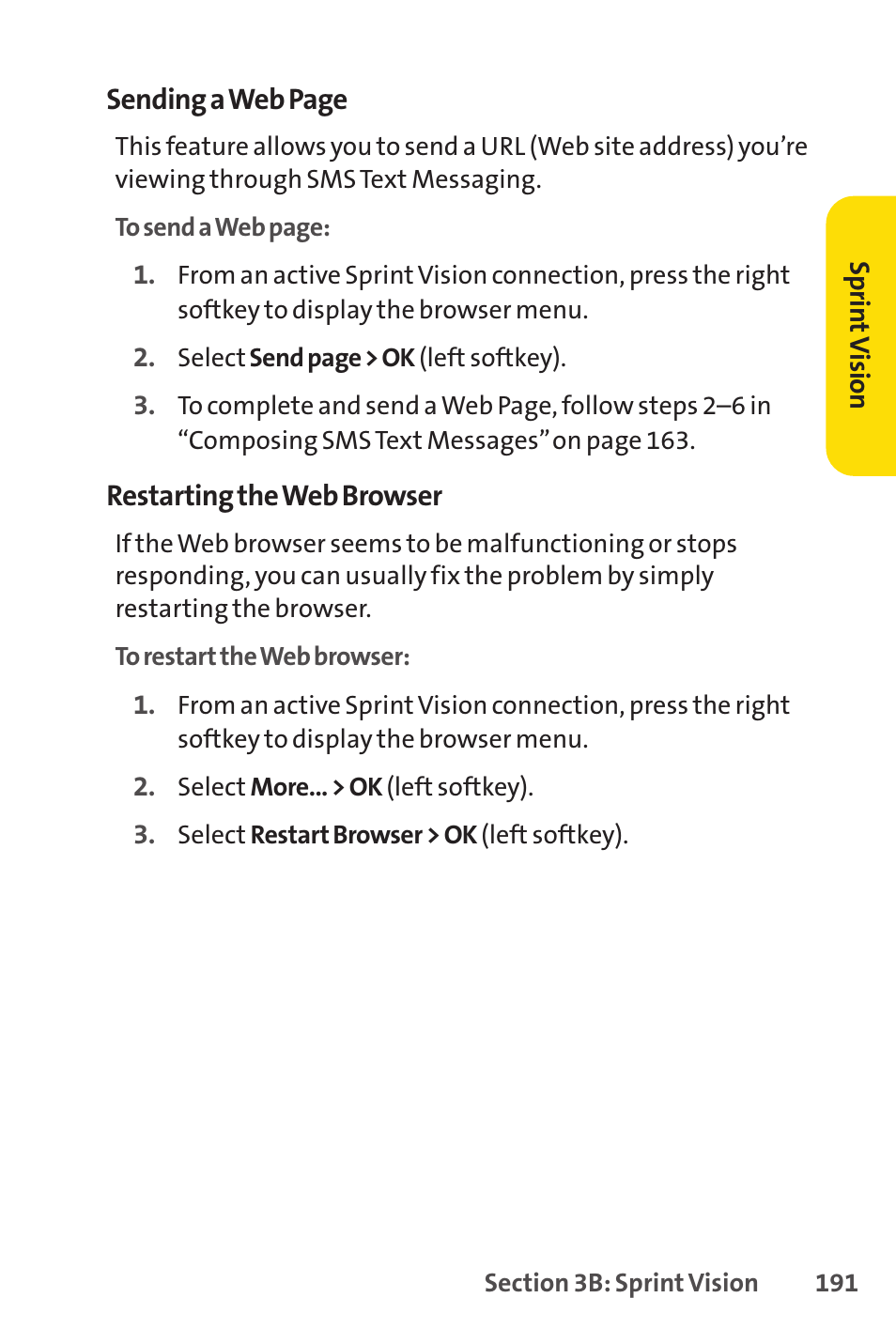 Sprint Nextel SprintVision Katana 2 User Manual | Page 207 / 236