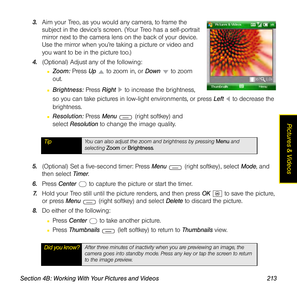 Sprint Nextel Palm Treo 800w User Manual | Page 213 / 436