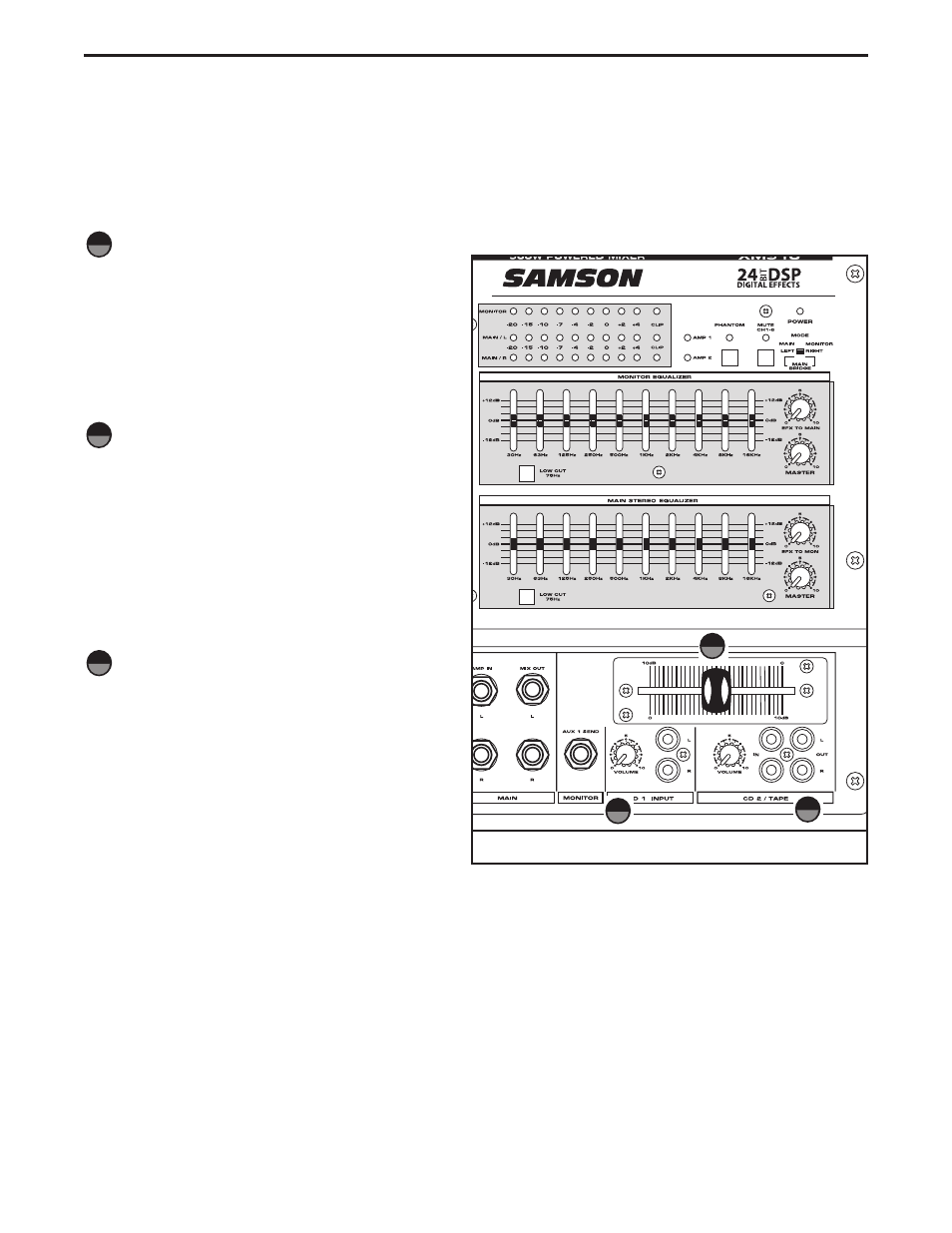 Controls and functions | Samson XM910 User Manual | Page 14 / 28
