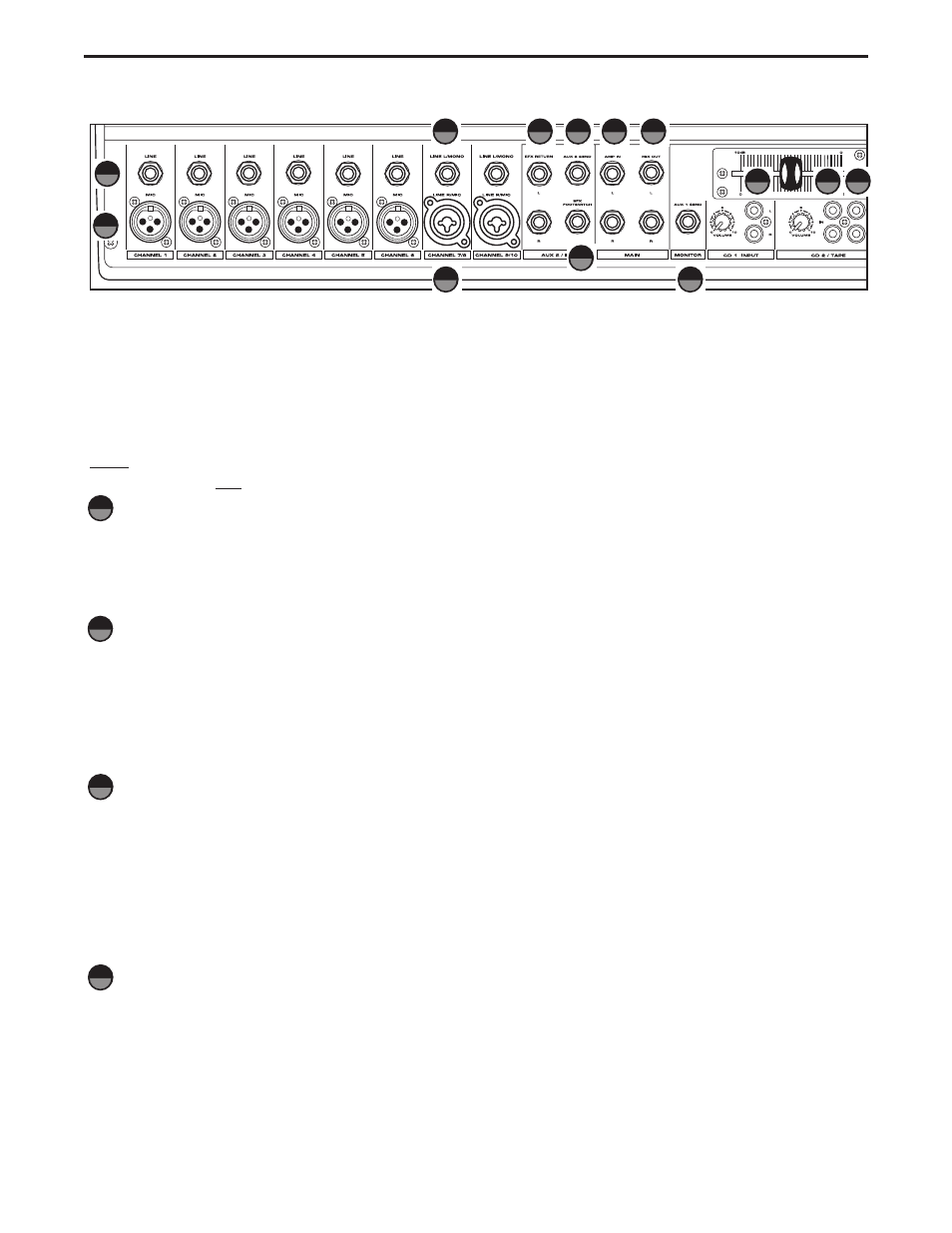 Xm910 input and output connections | Samson XM910 User Manual | Page 15 / 28