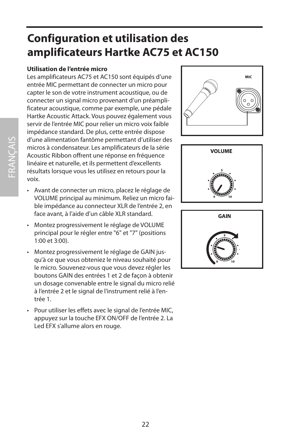Fr anç ais | Samson Acoustic User Manual | Page 28 / 84