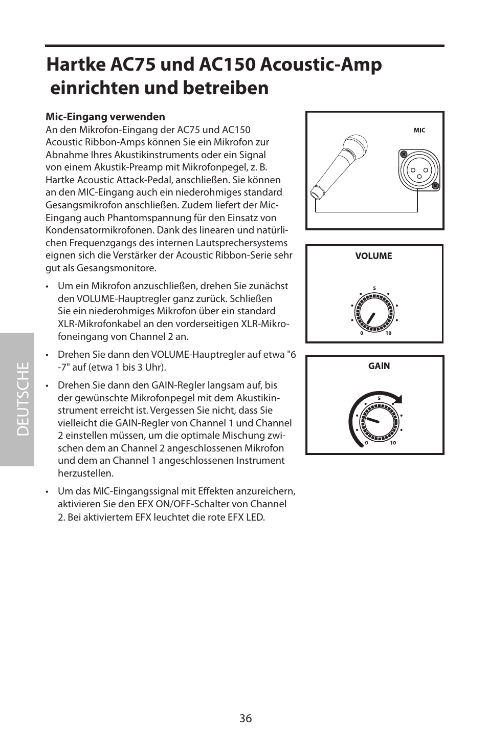 Deut sche | Samson Acoustic User Manual | Page 42 / 84
