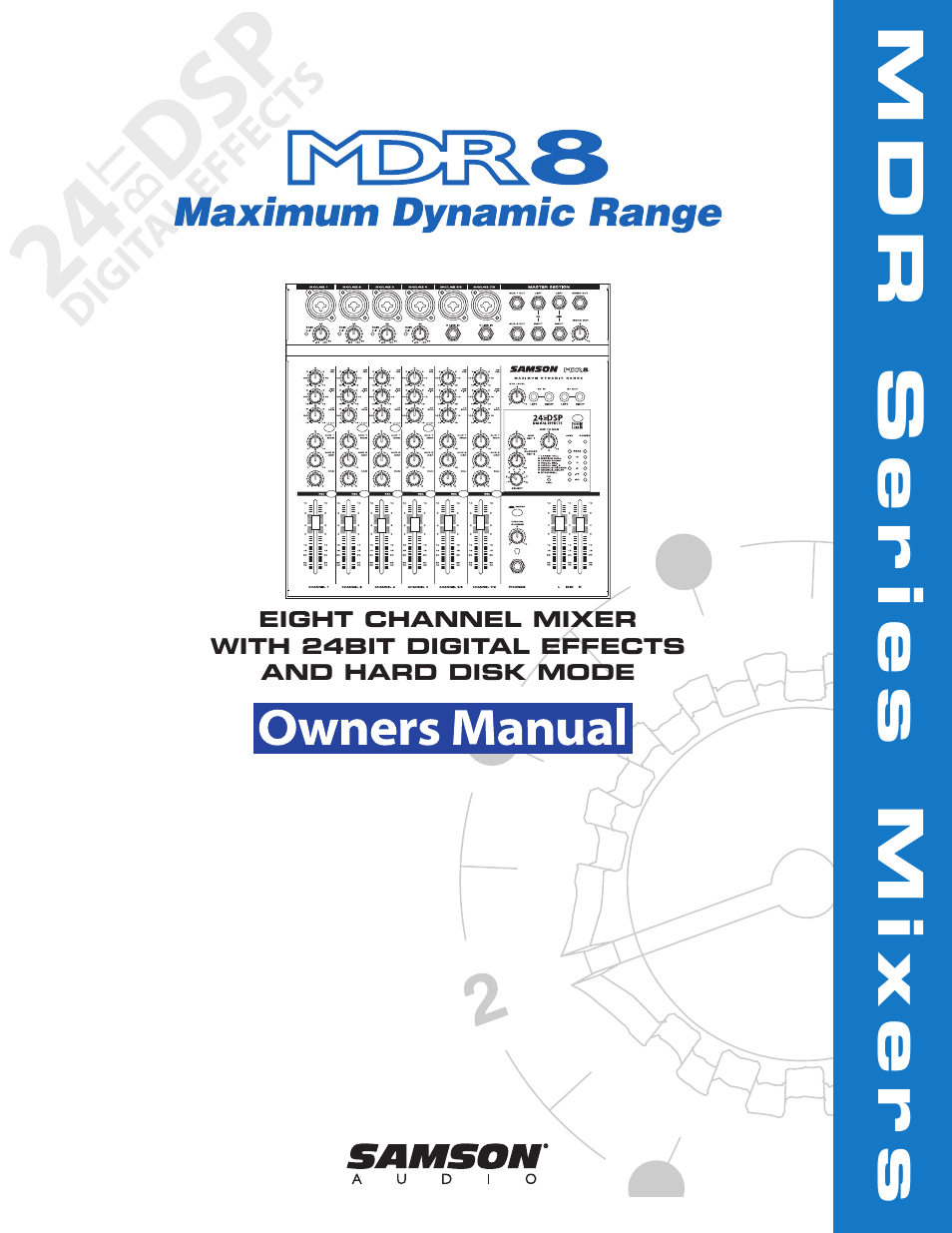 Samson MDR8 User Manual | 24 pages