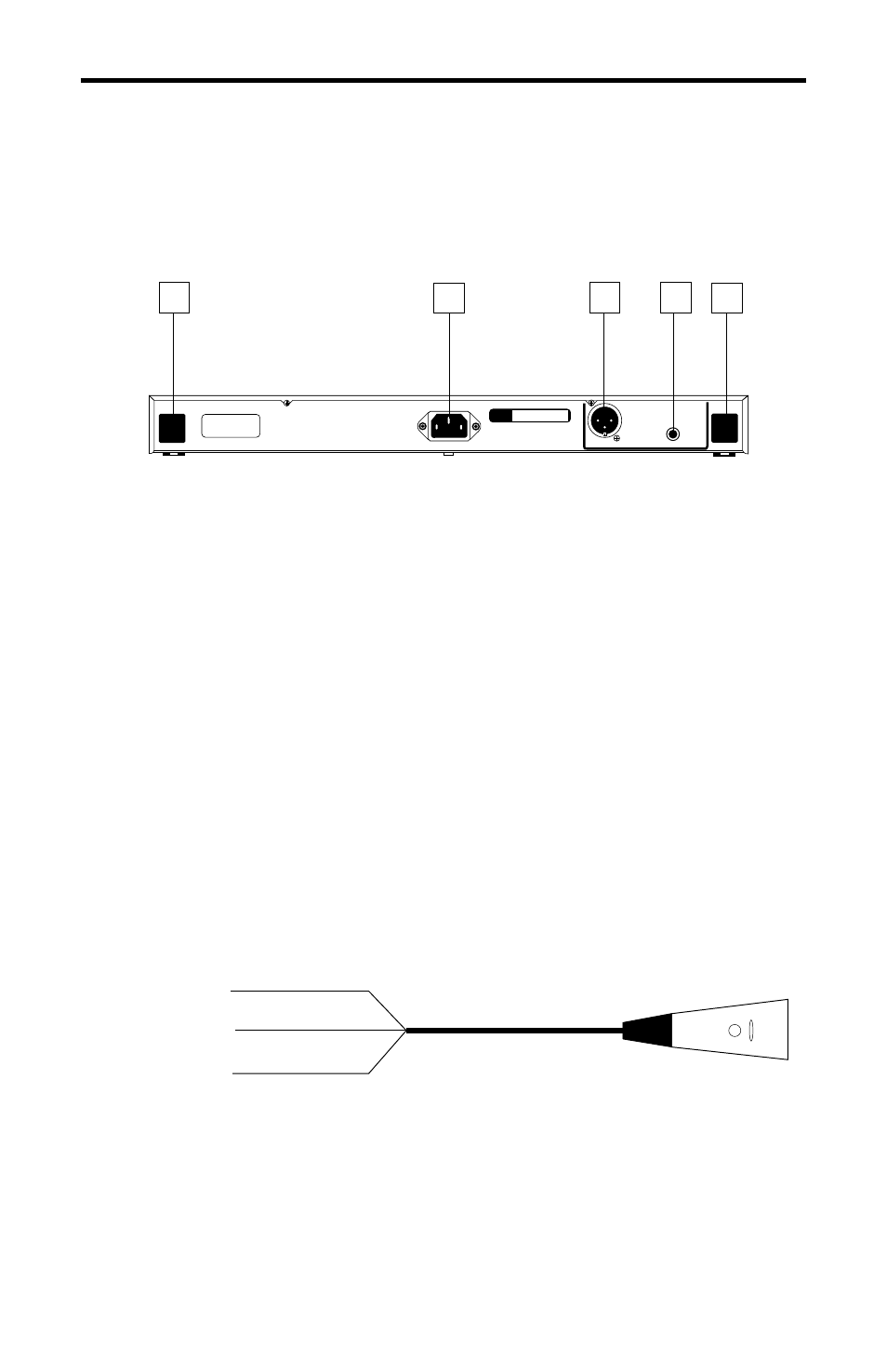 Ur-5/ur-5d rear panel, Guided tour - ur-5/ur-5d rear panel, 3 - signal 2 + signal 1 ground | Samson UT-5 User Manual | Page 10 / 40