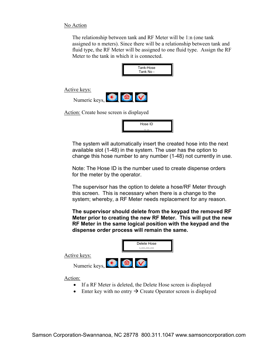 Samson RFX Keypad 2190 User Manual | Page 13 / 37