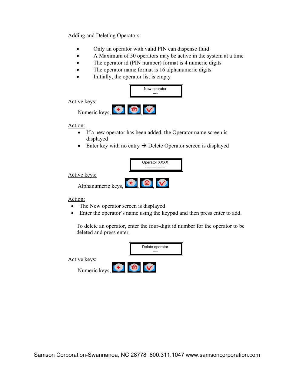 Samson RFX Keypad 2190 User Manual | Page 14 / 37