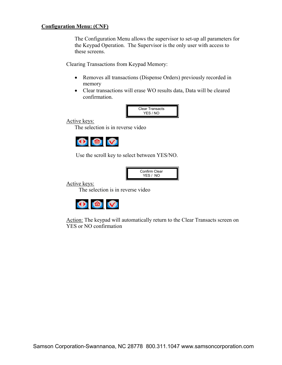 Samson RFX Keypad 2190 User Manual | Page 16 / 37