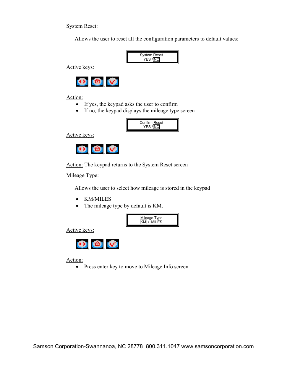 Samson RFX Keypad 2190 User Manual | Page 17 / 37