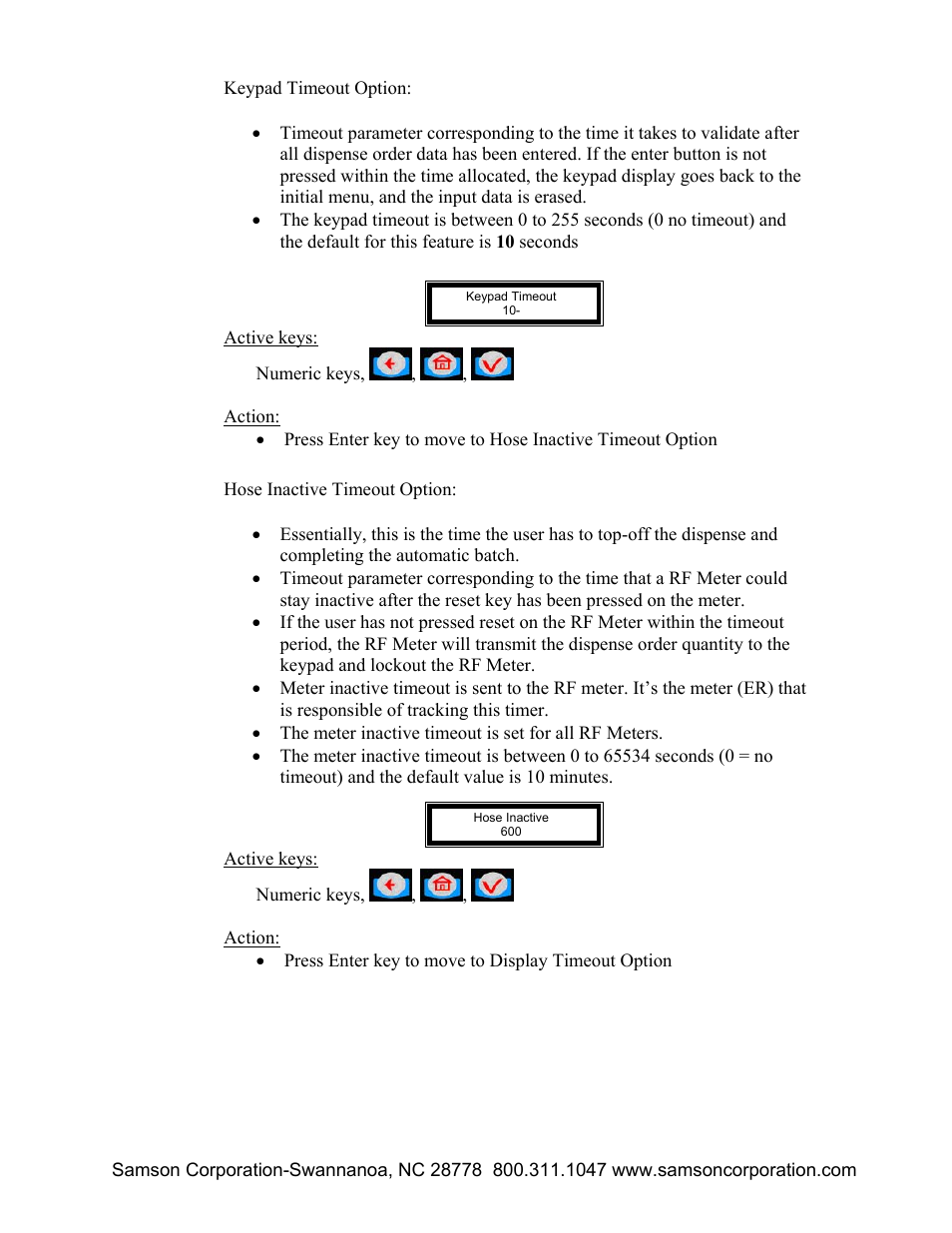 Samson RFX Keypad 2190 User Manual | Page 19 / 37