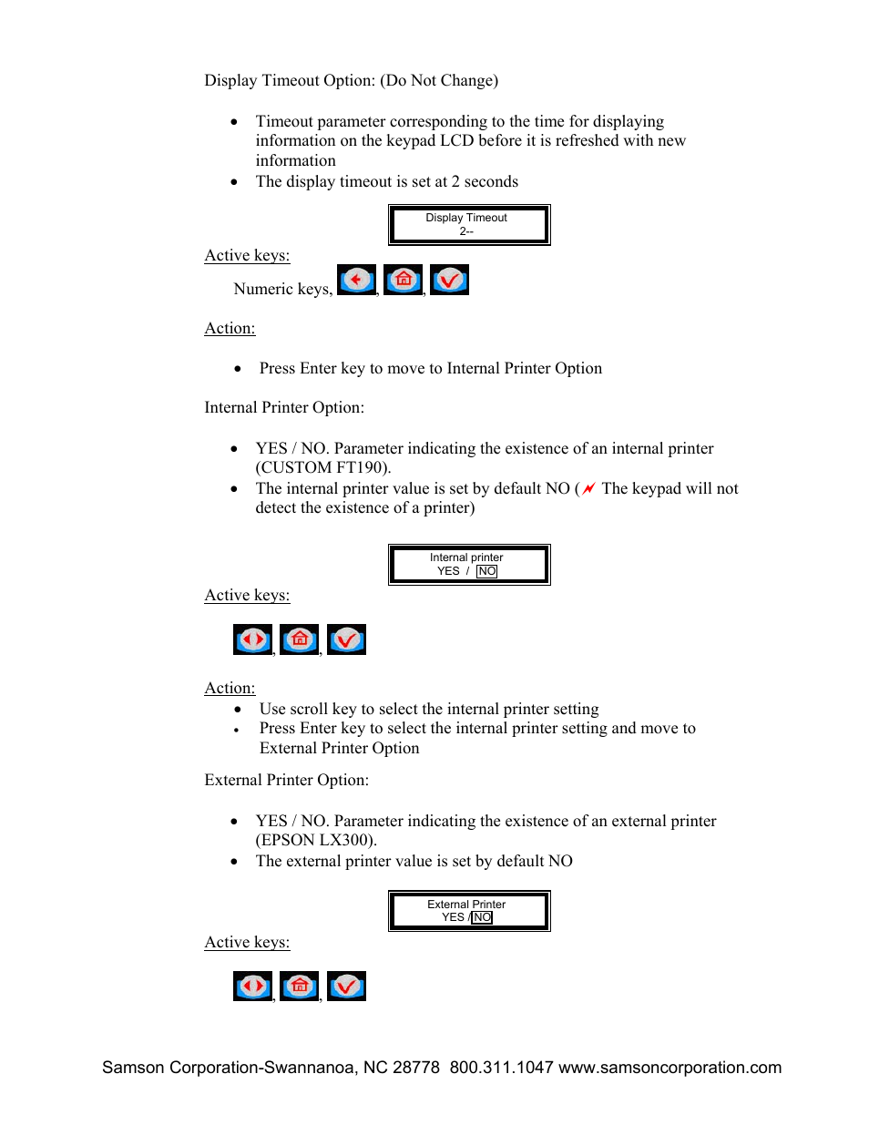 Samson RFX Keypad 2190 User Manual | Page 20 / 37