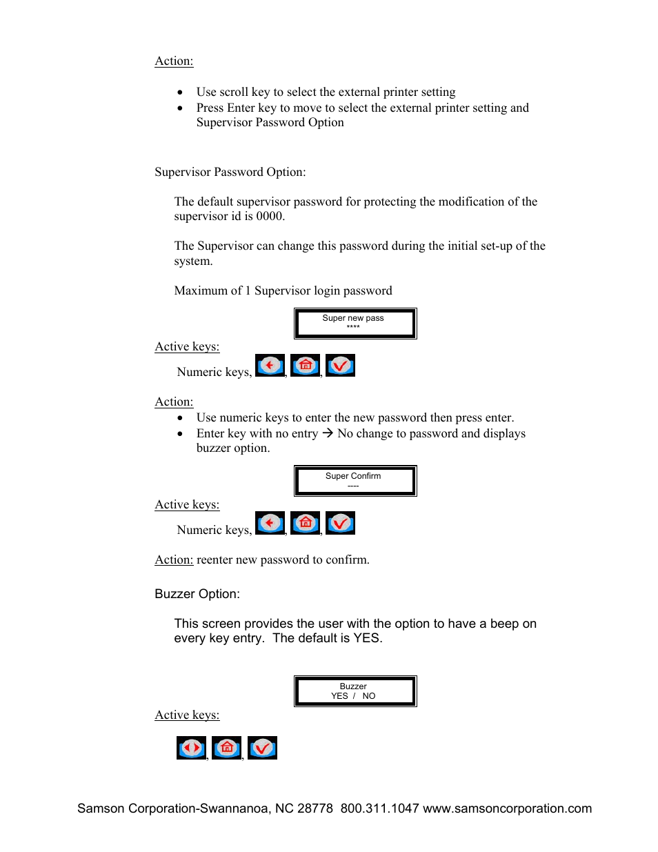 Samson RFX Keypad 2190 User Manual | Page 21 / 37