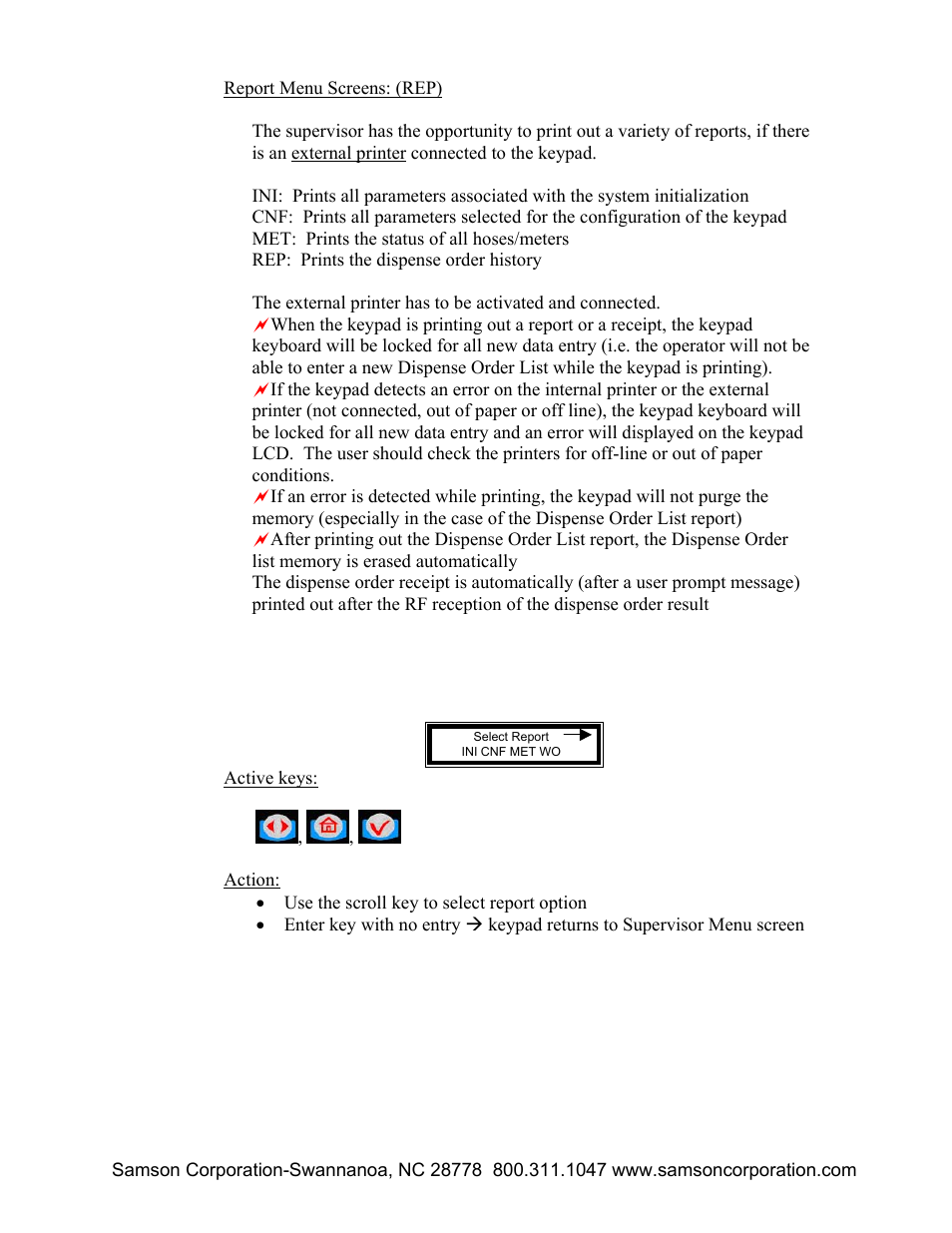 Samson RFX Keypad 2190 User Manual | Page 23 / 37