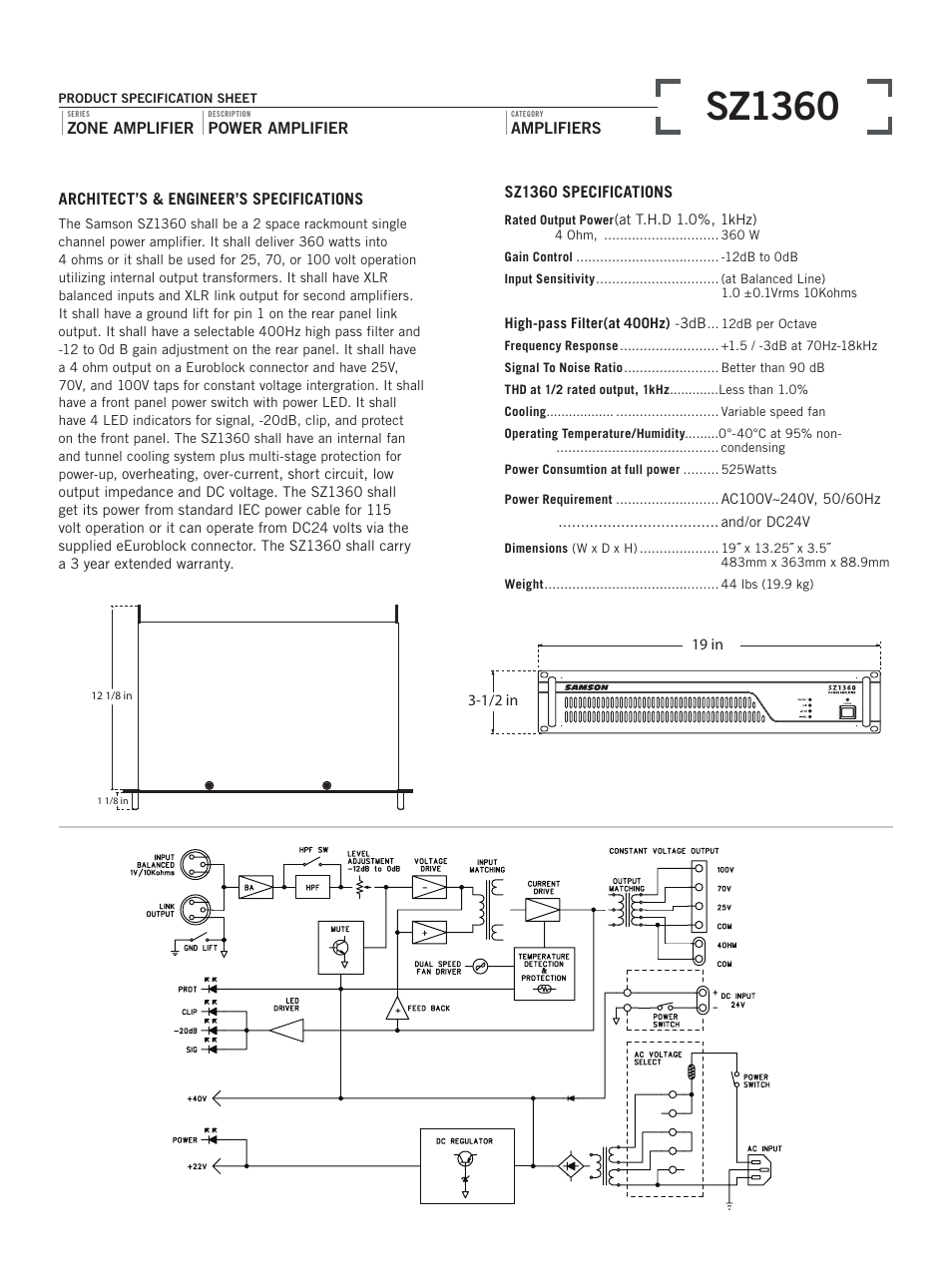 Sz1360 | Samson SZ1360 User Manual | Page 2 / 2