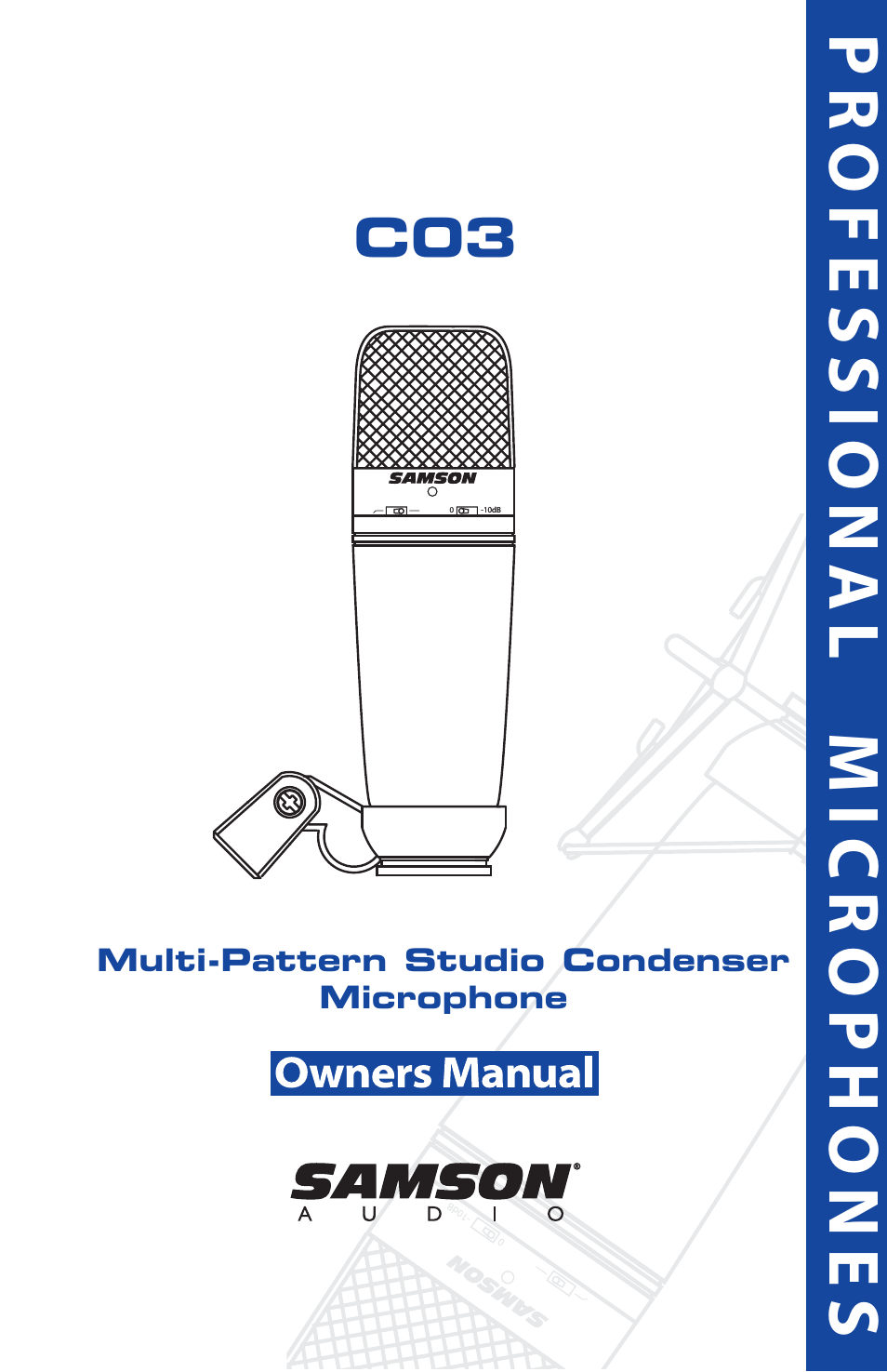 Samson C03 User Manual | 8 pages