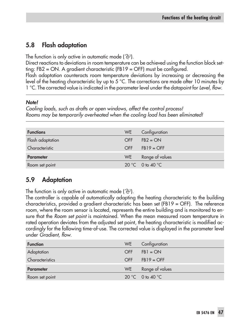 8 flash adap ta tion 47, 9 adap ta tion 47, Adap ta ti on 47 | Flash adap ta ti on 47, Flash adaptation, Adaptation, 8 flash adaptation, 9 adaptation | Samson 5476 User Manual | Page 47 / 114