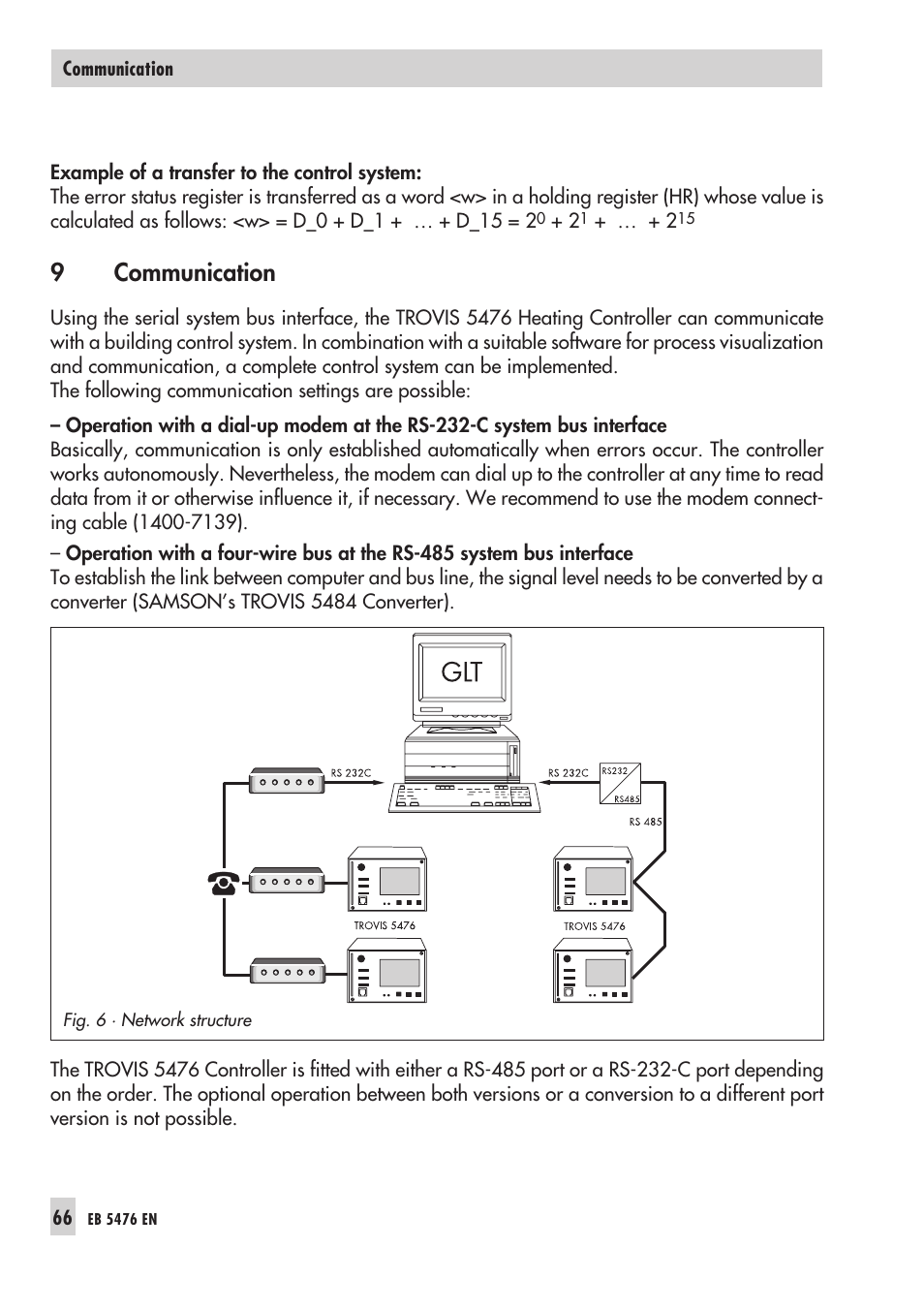 9 com mu ni ca tion 66, Dial-up mo dem 66, Communication | 9communication | Samson 5476 User Manual | Page 66 / 114