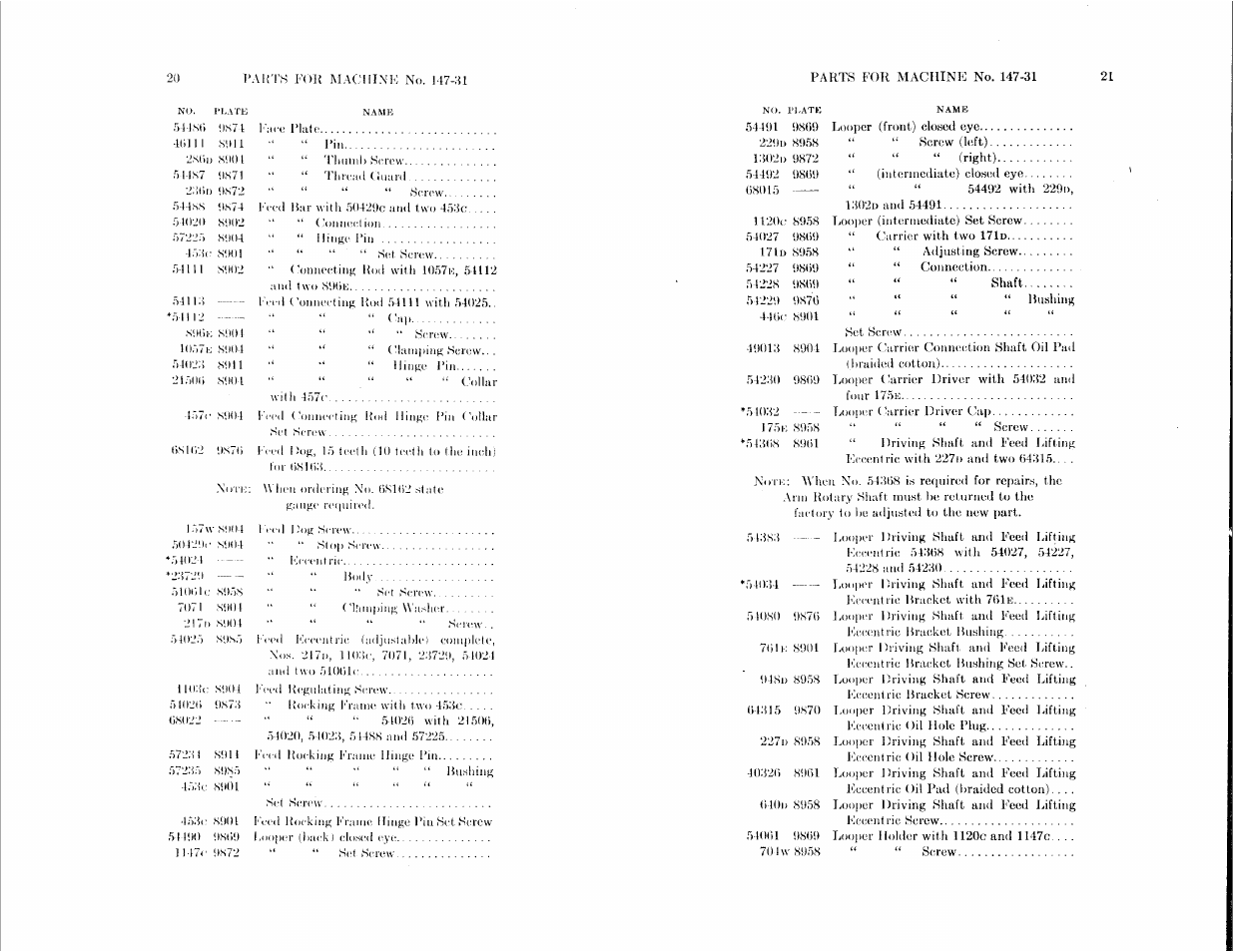 SINGER 147-30 User Manual | Page 10 / 36