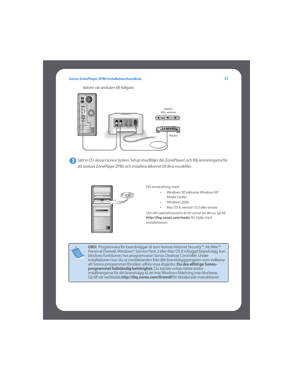 Sonos ZonePlayer ZP80 User Manual | Page 61 / 128