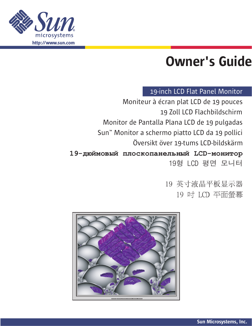 Sun Microsystems Computer Monitor User Manual | 43 pages