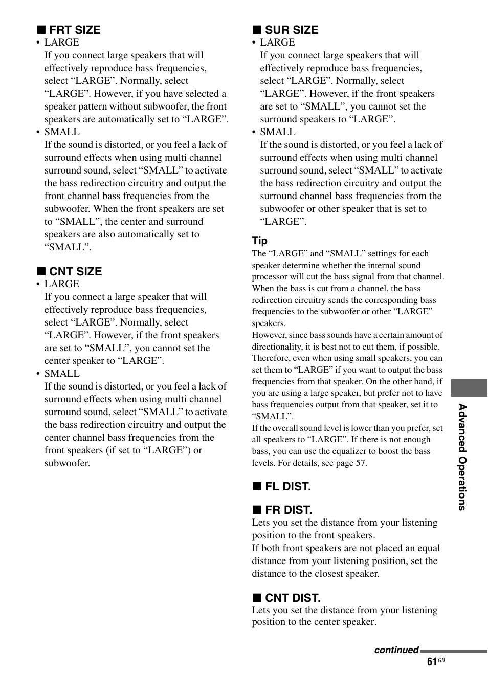 Sony STR-DH510 User Manual | Page 61 / 80